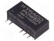 Converter: DC/DC; 1W; Uin: 10.8÷13.2VDC; Uout: 15VDC; Uout2: -15VDC TRACO POWER