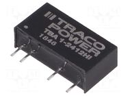 Converter: DC/DC; 1W; Uin: 21.6÷26.4VDC; Uout: 12VDC; Iout: 84mA TRACO POWER