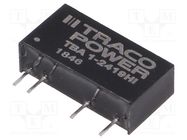 Converter: DC/DC; 1W; Uin: 21.6÷26.4V; Uout: 9VDC; Iout: 111mA; SIP7 TRACO POWER