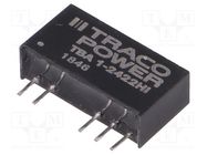 Converter: DC/DC; 1W; Uin: 21.6÷26.4V; Uout: 12VDC; Uout2: -12VDC TRACO POWER