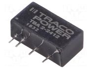 Converter: DC/DC; 2W; Uin: 21.6÷26.4VDC; Uout: 12VDC; Iout: 165mA TRACO POWER