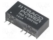 Converter: DC/DC; 1W; Uin: 4.5÷5.5V; Uout: 5VDC; Uout2: -5VDC; SIP7 TRACO POWER