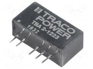 Converter: DC/DC; 2W; Uin: 10.8÷13.2VDC; Uout: 15VDC; Uout2: -15VDC TRACO POWER