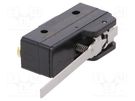 Microswitch SNAP ACTION; 15A/125VAC; 0.5A/125VDC; with lever HONEYWELL
