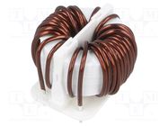 Inductor: wire; THT; 1mH; 12mΩ; 250VAC; -25÷120°C; SC; 15A KEMET