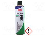 Cleaning agent; Inox Kleen; 0.5l; spray; can; white CRC