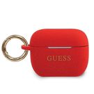 Guess GUACAPSILGLRE AirPods Pro cover red/red Silicone Glitter, Guess