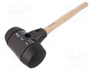 Hammer; general purpose; 409mm; W: 185mm; 3136g; 80mm; round WIHA