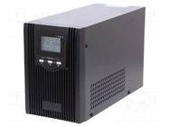 Power supply: UPS; 1.8kW; 2kVA; 230V; 144x246.5x215mm; IEC C13 x3 IPS