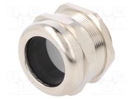 Cable gland; M40; 1.5; IP68; brass; Body plating: nickel HUMMEL
