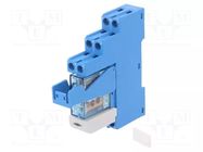 Relay: interface; DPDT; Ucoil: 12VDC; 8A; 8A/250VAC; 8A/30VDC; 48.52 FINDER