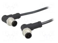 Cable: for sensors/automation; PIN: 5; with metal nut; plug; 60V AMPHENOL LTW
