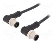 Cable: for sensors/automation; PIN: 5; with metal nut; plug; 60V AMPHENOL LTW