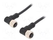 Cable: for sensors/automation; PIN: 8; with metal nut; plug; 30V AMPHENOL LTW