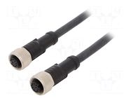 Cable: for sensors/automation; PIN: 10; with metal nut; plug; 30V AMPHENOL LTW