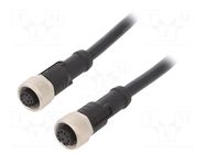 Cable: for sensors/automation; PIN: 10; with metal nut; plug; 30V AMPHENOL LTW