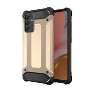 Hybrid Armor Case Tough Rugged Cover for Samsung Galaxy A72 4G golden, Hurtel