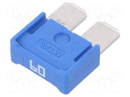 Fuse: fuse; 60A; 32VDC; automotive; 16.2mm; MAXI MTA