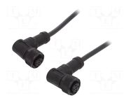 Cable: for sensors/automation; PIN: 5; with plastic nut; plug; 60V AMPHENOL LTW