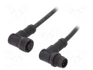 Cable: for sensors/automation; PIN: 5; with plastic nut; plug; 60V AMPHENOL LTW