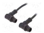 Cable: for sensors/automation; PIN: 5; with plastic nut; plug; 60V AMPHENOL LTW
