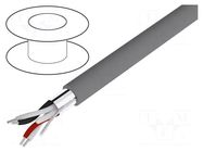 Wire; Alpha Essential C&C LSZH; 2x2x22AWG; 300V; 305m; Cu; 1000ft ALPHA WIRE