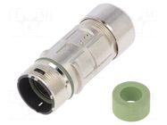 Enclosure for connectors: M23; for cable; straight; F6; 7÷13.5mm LAPP