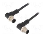 Cable: for sensors/automation; PIN: 8; with metal nut; plug; 30V AMPHENOL LTW