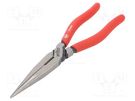 Pliers; for gripping and cutting,half-rounded nose,universal WIHA