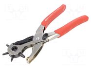 Pliers; for making holes in leather, fabrics and plastics WIHA