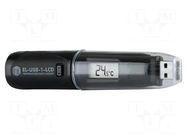 Data logger; temperature; IP67; Display: LCD; ±0.5°C; 120x25x22mm LASCAR