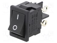 ROCKER; DPST; Pos: 2; ON-OFF; 4A/250VAC; black; IP40; 100mΩ; -20÷85°C Marquardt