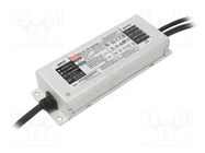 Power supply: switched-mode; LED; 75.6W; 42VDC; 0.9÷1.8A; IP65 MEAN WELL