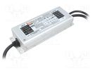 Power supply: switched-mode; LED; 76.8W; 48VDC; 0.8÷1.6A; IP65 MEAN WELL