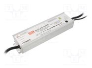 Power supply: switching; LED; 240W; 114.3÷228.6VDC; 525÷1050mA 