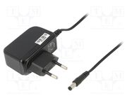 Power supply: switching; mains,plug-in; 12VDC; 1A; 12W; 83.3% CELLEVIA POWER