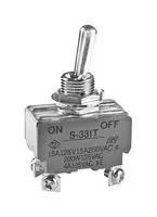 TOGGLE SWITCH, DPST, 15A, 250V