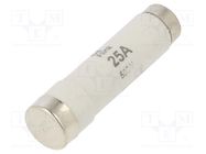 Fuse: fuse; quick blow; 25A; 500VAC; 500VDC; ceramic; DI; D ETI POLAM