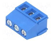 Connector: PCB terminal block; terminal; 16A; 250V; angled 90° ECE