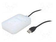 RFID reader; 4.3÷5.5V; USB; antenna; Range: 100mm; 88x56x18.5mm ELATEC
