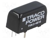 Converter: DC/DC; 3W; Uin: 36÷75V; Uout: 3.3VDC; Iout: 700mA; SIP8 TRACO POWER