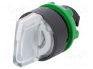 Switch: rotary; 22mm; Stabl.pos: 3; white; LED; IP66; prominent SCHNEIDER ELECTRIC