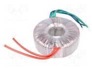 Transformer: toroidal; 450VA; 230VAC; 55V; 55V; 4.1A; 4.1A; Ø: 152mm INDEL