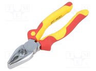 Pliers; insulated,universal; for bending, gripping and cutting 