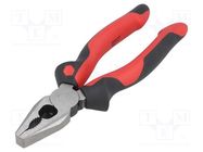 Pliers; universal; 180mm; Industrial; Blade: about 64 HRC; blister WIHA