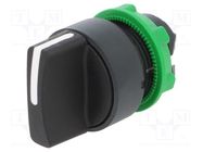 Switch: rotary; 22mm; Stabl.pos: 3; black; none; IP66; prominent SCHNEIDER ELECTRIC