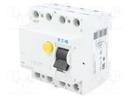 RCBO breaker; Inom: 25A; Ires: 300mA; Poles: 4; 415VAC; IP20; RCBO EATON ELECTRIC