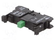 Contact block; 22mm; RF; NO; IP20; -25÷75°C; Leads: screw terminals SCHMERSAL