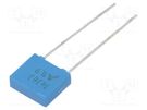 Capacitor: polyester; 0.001uF; 40VAC; 63VDC; 5mm; ±5%; -55÷125°C EPCOS