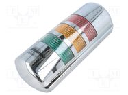 Signaller: signalling column; LED; red/amber/green; 24VDC; IP55 QLIGHT